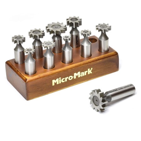 10-piece HSS Woodruff Key Cutter Set
